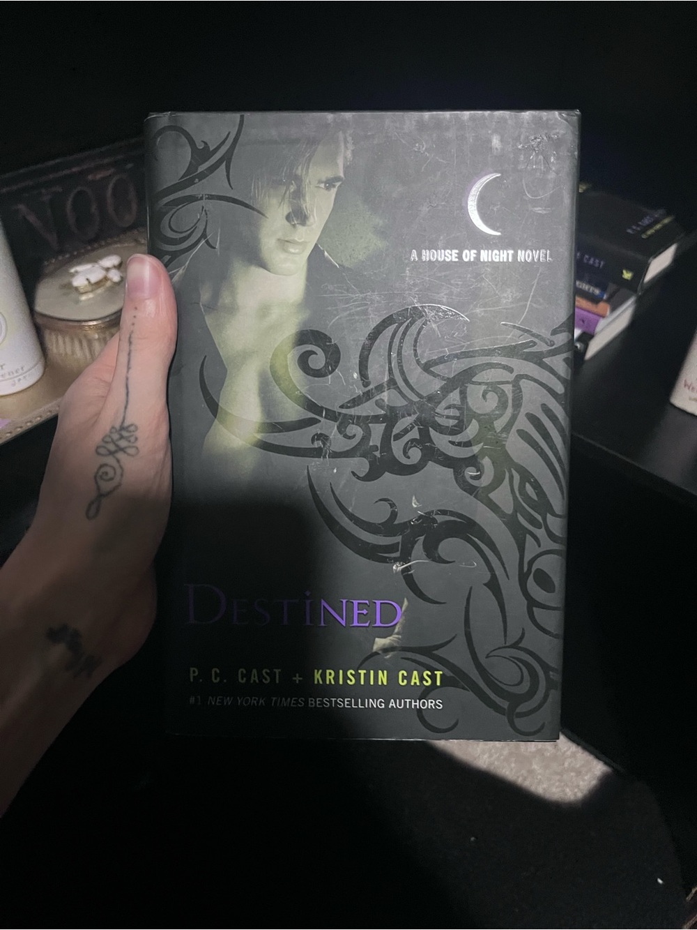 Destined (House of Night) Hardcover Book - Black